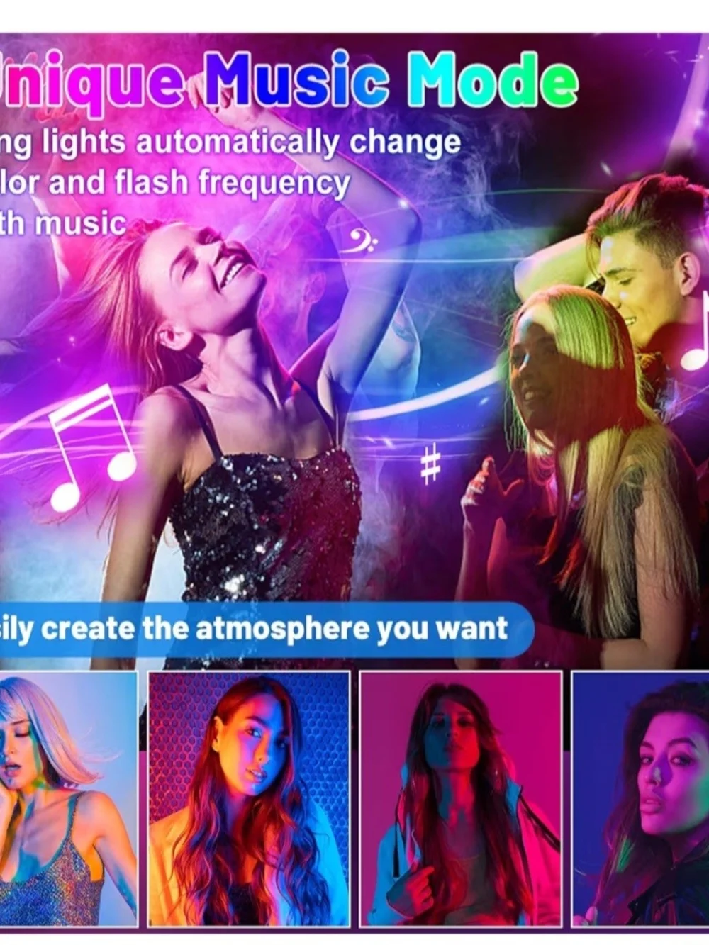 RGB LED Ring Light with Dual Phone Holders & Tripod